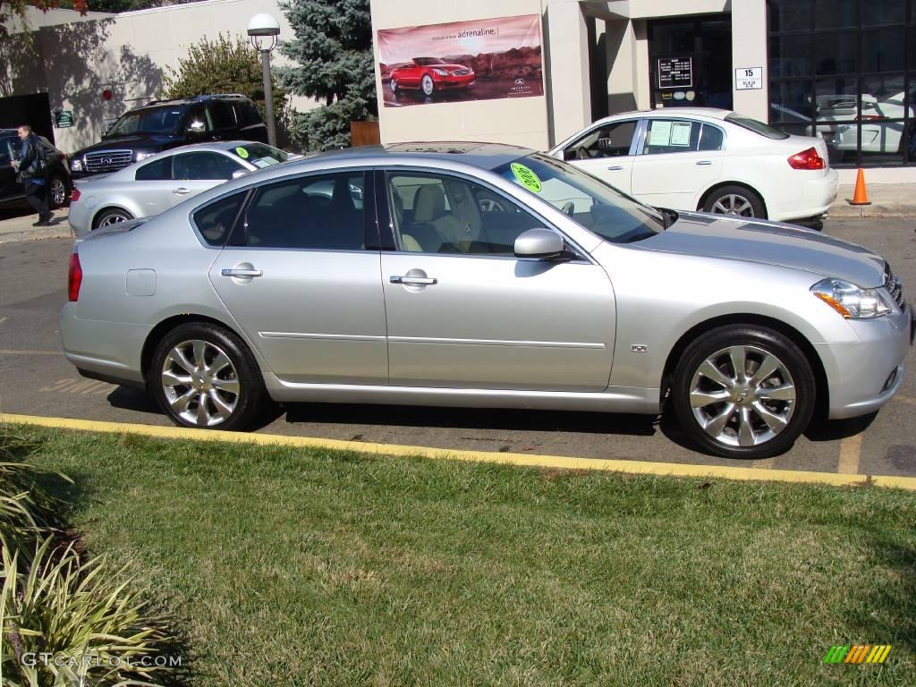 2006 M 35x Sedan - Liquid Platinum Metallic / Wheat photo #4
