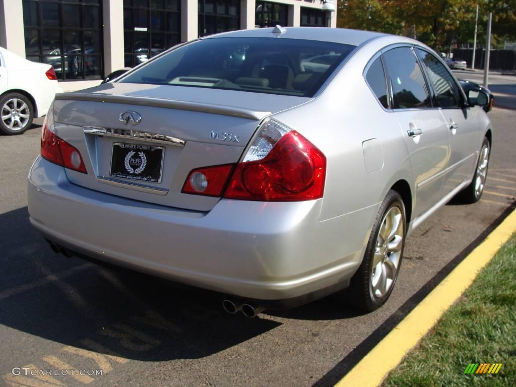 2006 M 35x Sedan - Liquid Platinum Metallic / Wheat photo #5