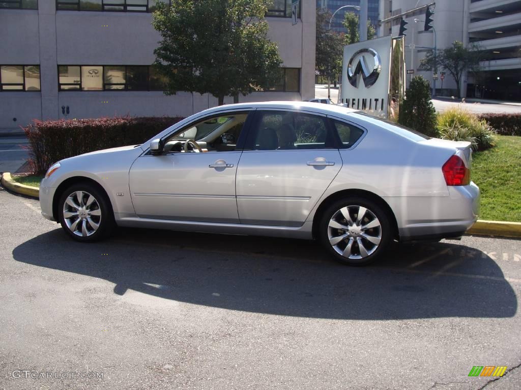 2006 M 35x Sedan - Liquid Platinum Metallic / Wheat photo #8
