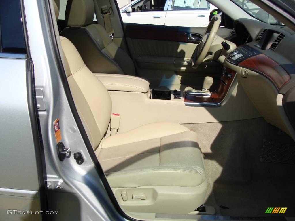 2006 M 35x Sedan - Liquid Platinum Metallic / Wheat photo #15