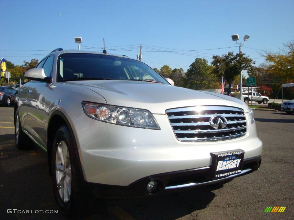 2006 FX 35 AWD - Liquid Platinum Metallic / Graphite photo #14