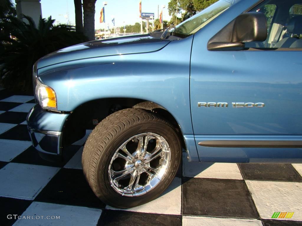 2005 Ram 1500 SLT Quad Cab - Atlantic Blue Pearl / Dark Slate Gray photo #23