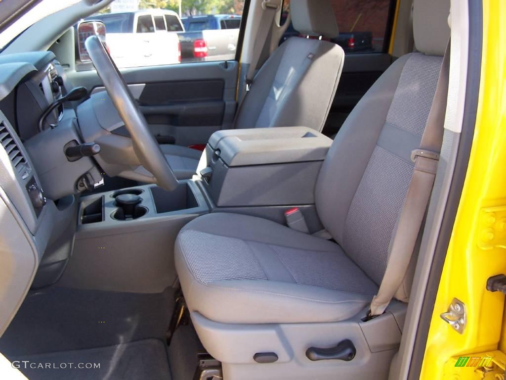 2007 Ram 1500 SLT Quad Cab 4x4 - Detonator Yellow / Medium Slate Gray photo #10