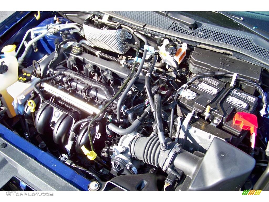 2008 Focus SE Sedan - Vista Blue Metallic / Medium Stone photo #22