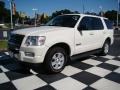 2008 White Suede Ford Explorer XLT  photo #3