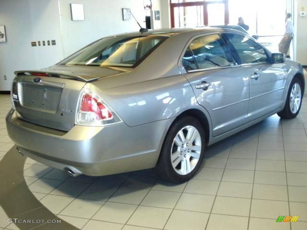 2008 Fusion SEL V6 - Vapor Silver Metallic / Medium Light Stone photo #6