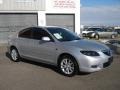 2007 Sunlight Silver Metallic Mazda MAZDA3 i Sport Sedan  photo #3