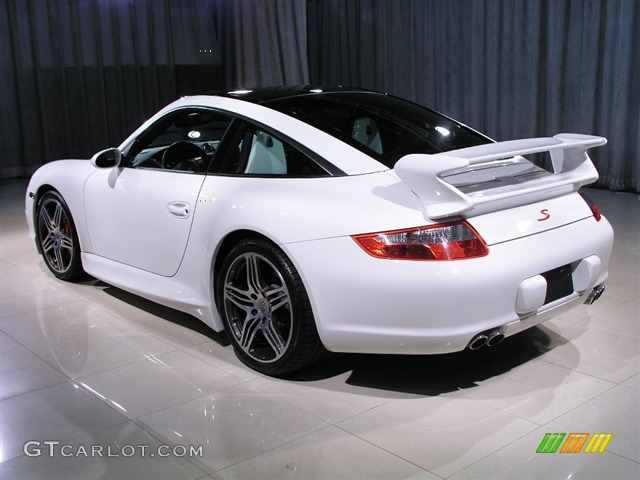 2007 911 Targa 4S - Carrara White / Black photo #2