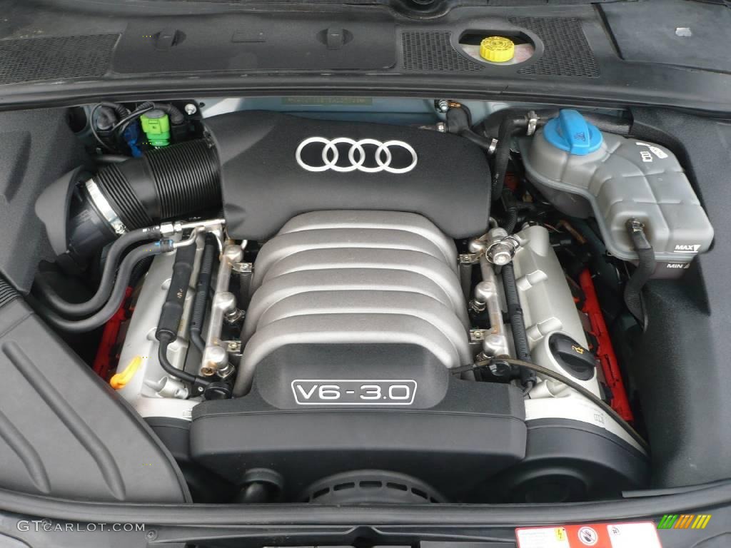 2003 Audi A4 3.0 quattro Sedan 3.0 Liter DOHC 30-Valve V6 Engine Photo #2013265