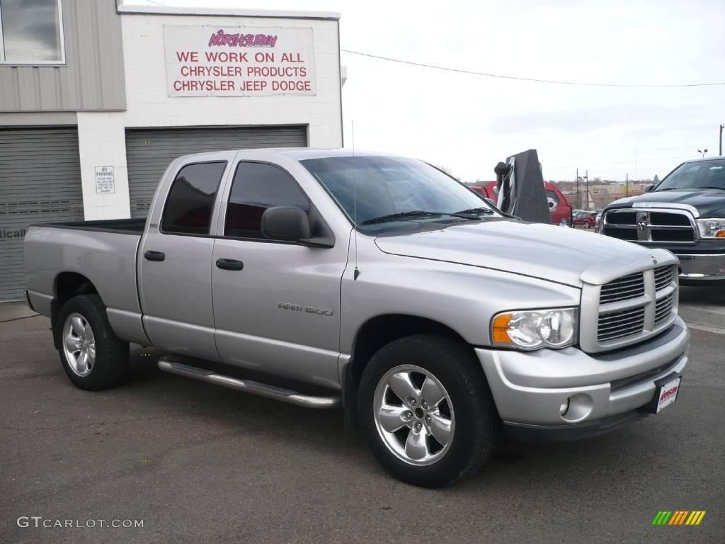 2002 Ram 1500 Sport Quad Cab 4x4 - Bright Silver Metallic / Dark Slate Gray photo #3