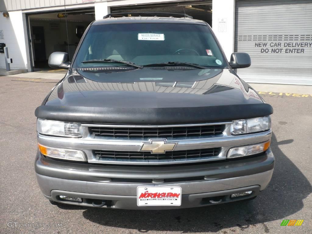 2001 Tahoe LT 4x4 - Medium Charcoal Gray Metallic / Graphite/Medium Gray photo #2