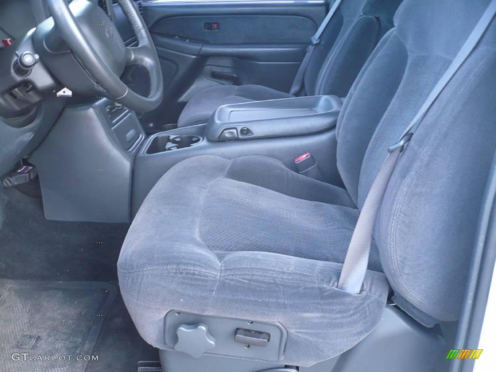 2002 Silverado 2500 LS Extended Cab 4x4 - Summit White / Graphite photo #6