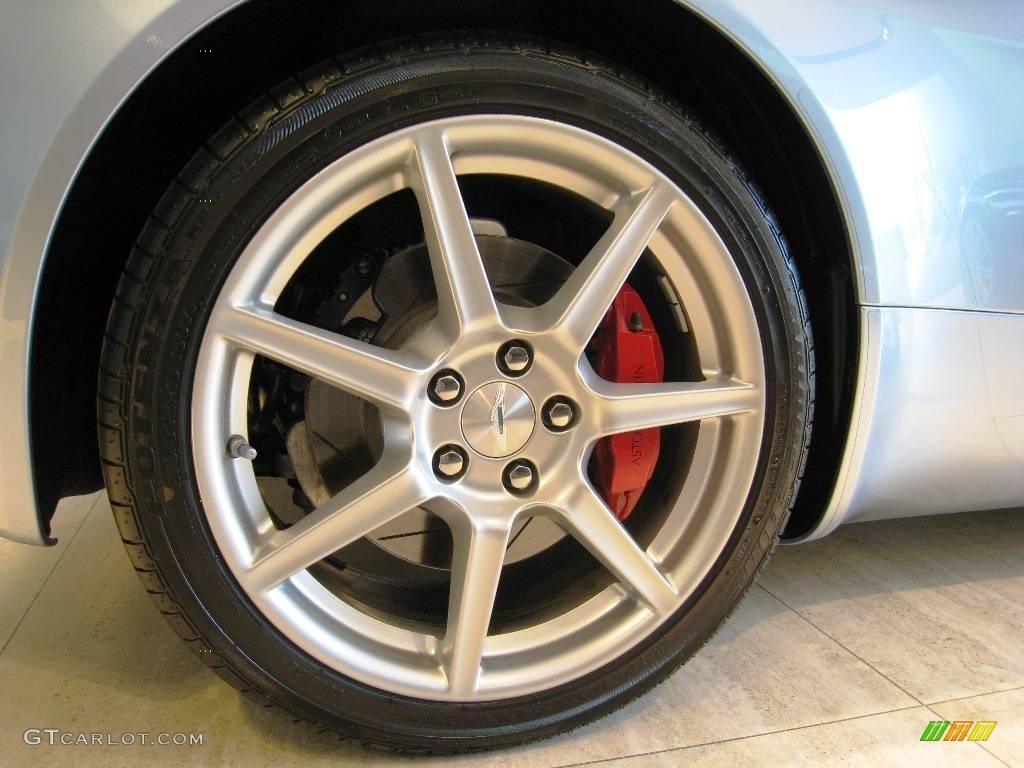 2008 V8 Vantage Roadster - Ferrari Grigio Alloy (Grey) / Caspian Blue photo #15