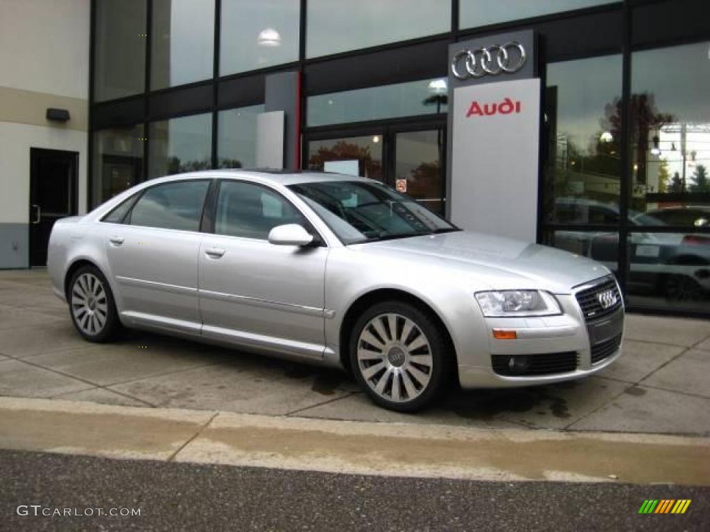 Light Silver Metallic Audi A8