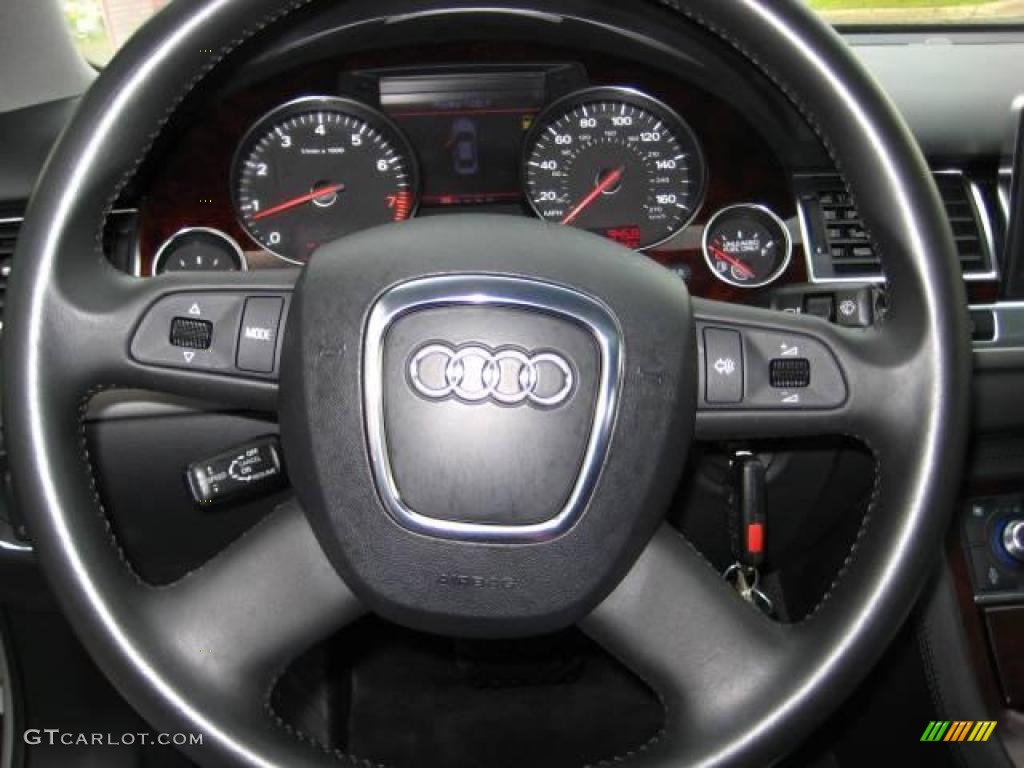 2007 A8 L 4.2 quattro - Light Silver Metallic / Black photo #20