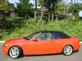 2004 Electric Red BMW 3 Series 330i Convertible  photo #2