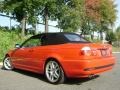 2004 Electric Red BMW 3 Series 330i Convertible  photo #16
