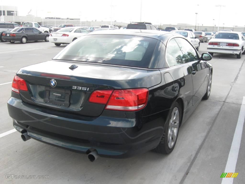 2008 3 Series 335i Convertible - Deep Green Metallic / Beige photo #2