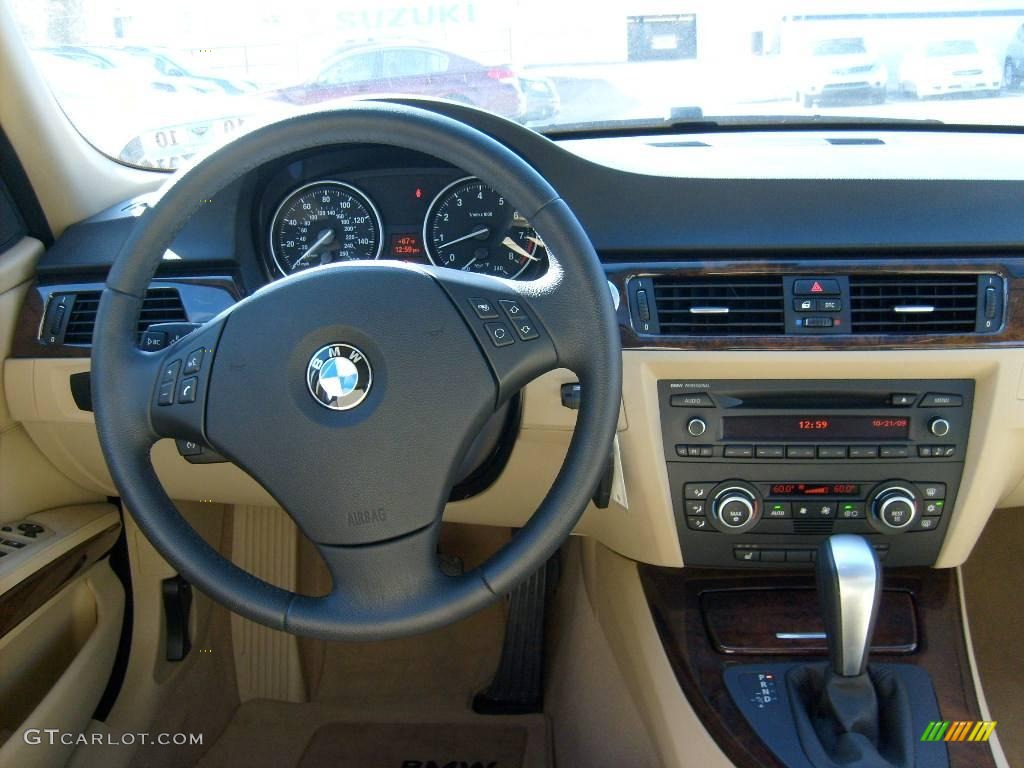 2007 3 Series 335xi Sedan - Platinum Bronze Metallic / Beige photo #14