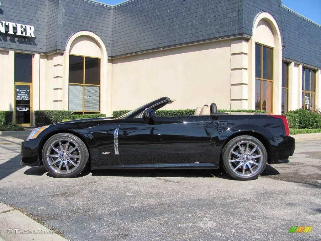 2009 XLR V Series Roadster - Black Raven / Cashmere/Ebony photo #5