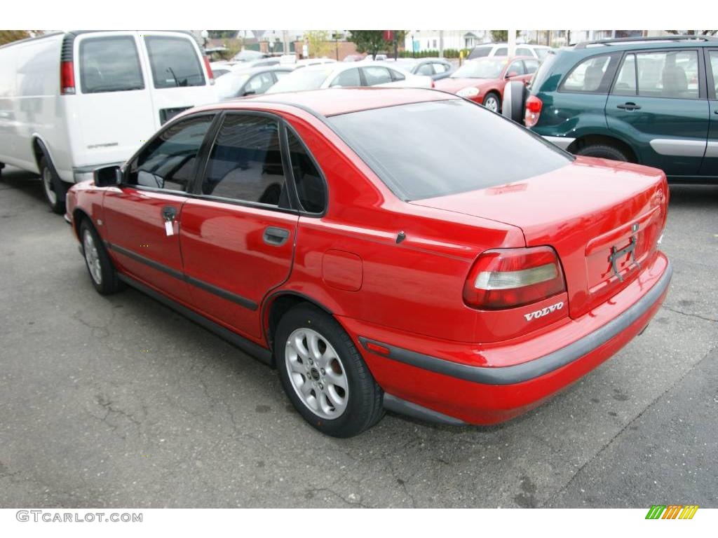 2000 S40 1.9T - Red / Off Black photo #7