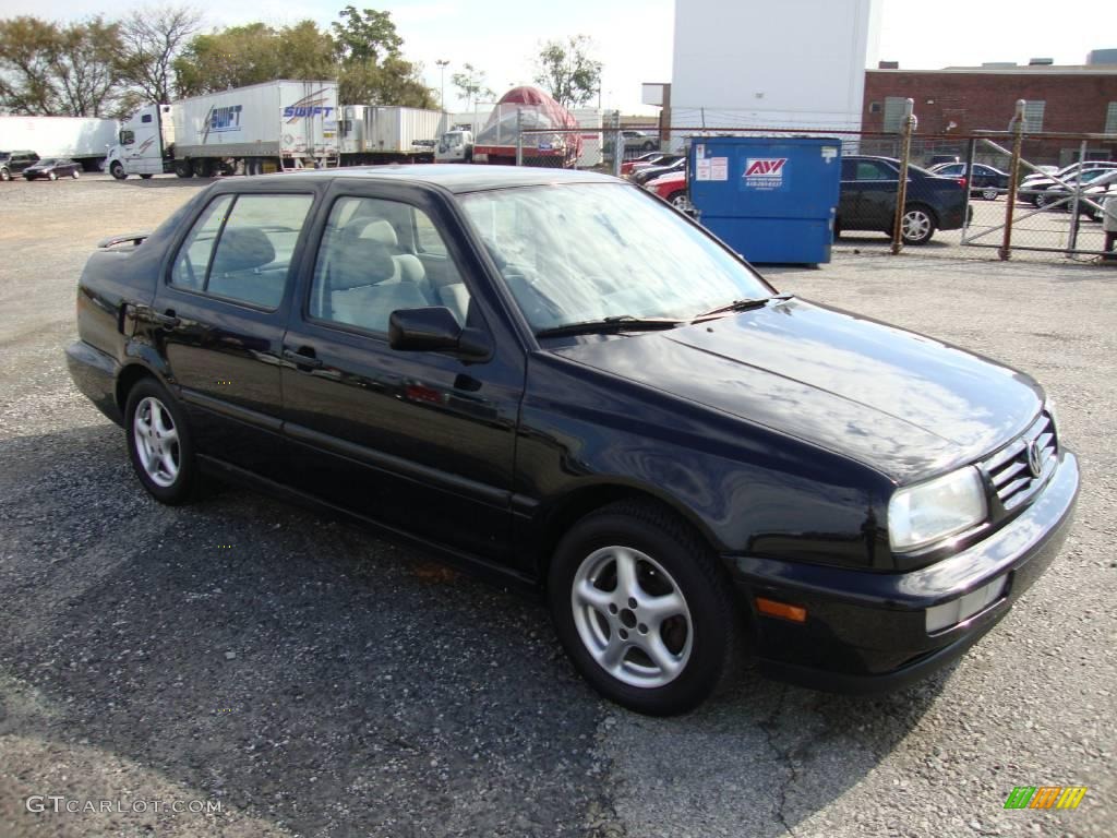 1998 Jetta Wolfsburg Sedan - Black / Grey photo #5
