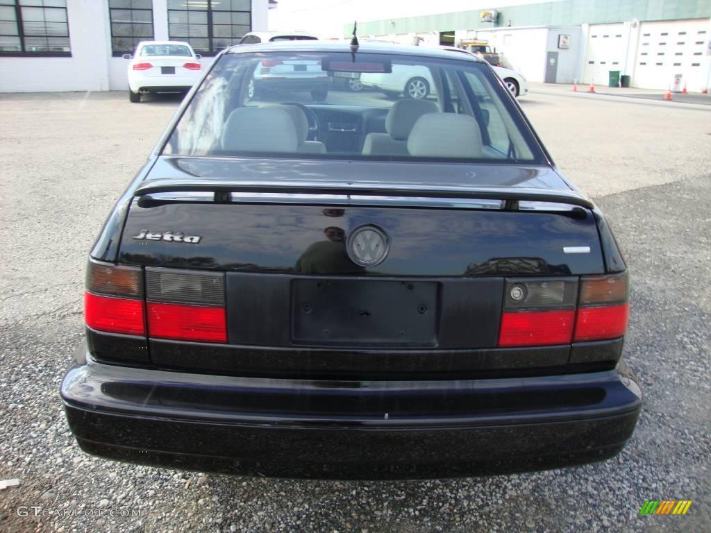 1998 Jetta Wolfsburg Sedan - Black / Grey photo #8
