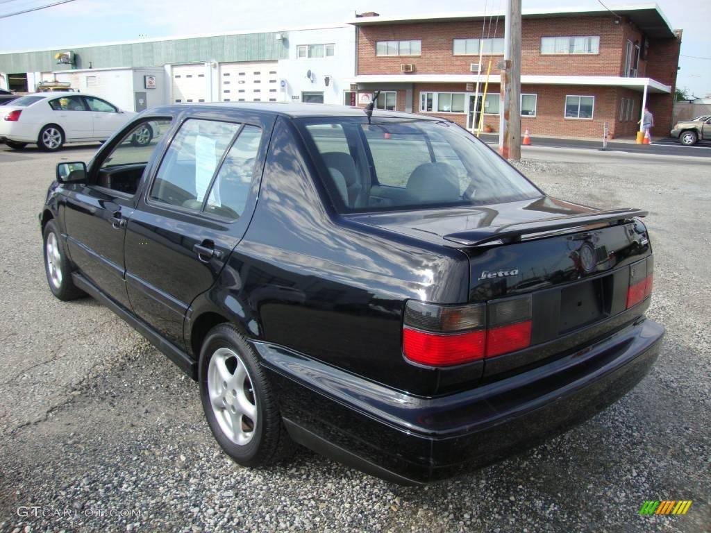 1998 Jetta Wolfsburg Sedan - Black / Grey photo #9