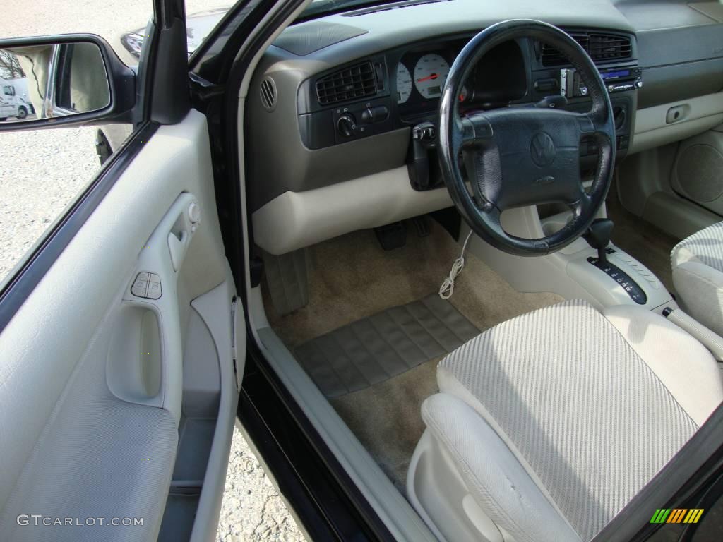 1998 Jetta Wolfsburg Sedan - Black / Grey photo #12