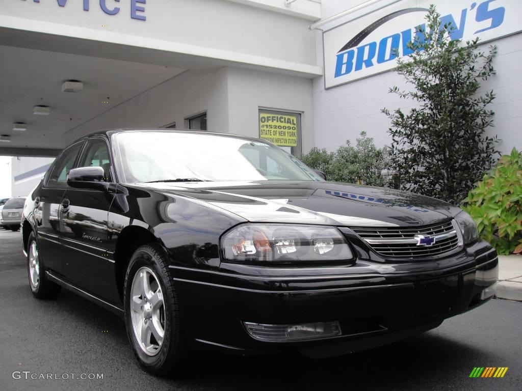 2004 Impala LS - Black / Neutral Beige photo #2