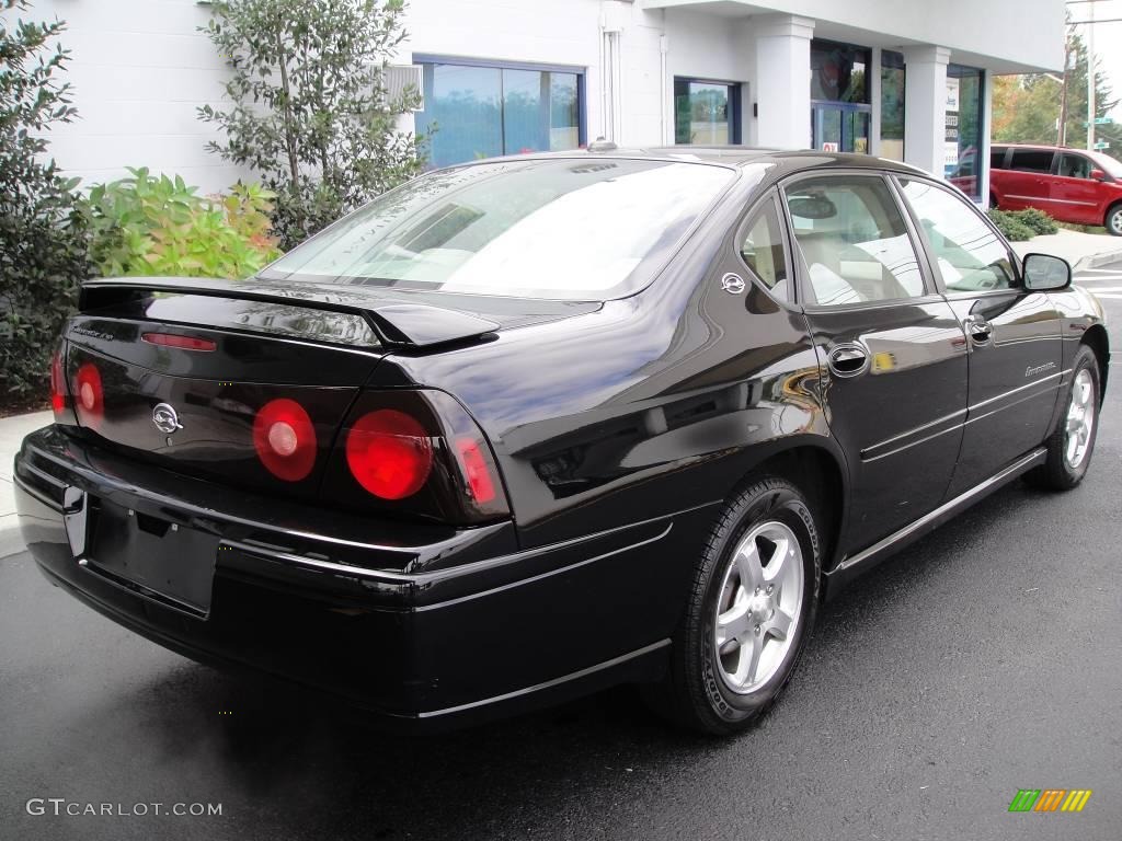 2004 Impala LS - Black / Neutral Beige photo #4
