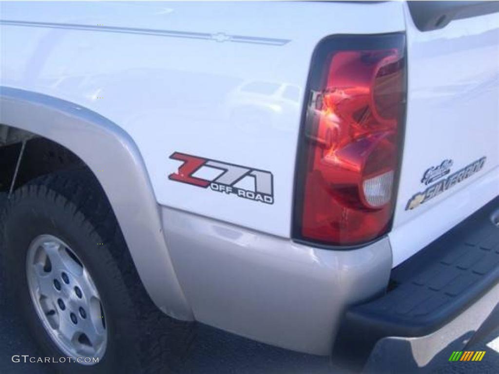 2004 Silverado 1500 Z71 Extended Cab 4x4 - Summit White / Dark Charcoal photo #3