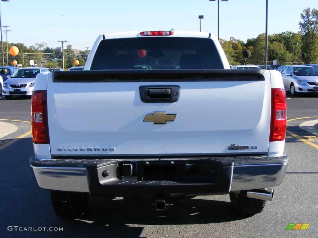 2008 Silverado 1500 LT Extended Cab 4x4 - Summit White / Ebony photo #9