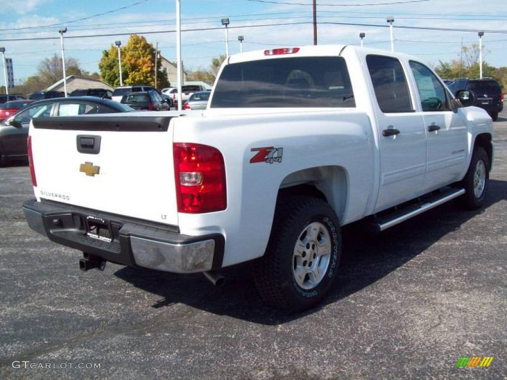 2009 Silverado 1500 LT Z71 Crew Cab 4x4 - Summit White / Ebony photo #3