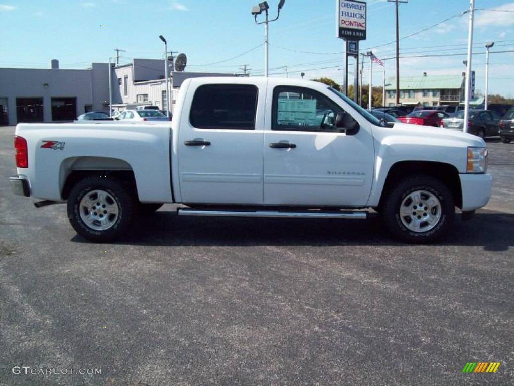 2009 Silverado 1500 LT Z71 Crew Cab 4x4 - Summit White / Ebony photo #5