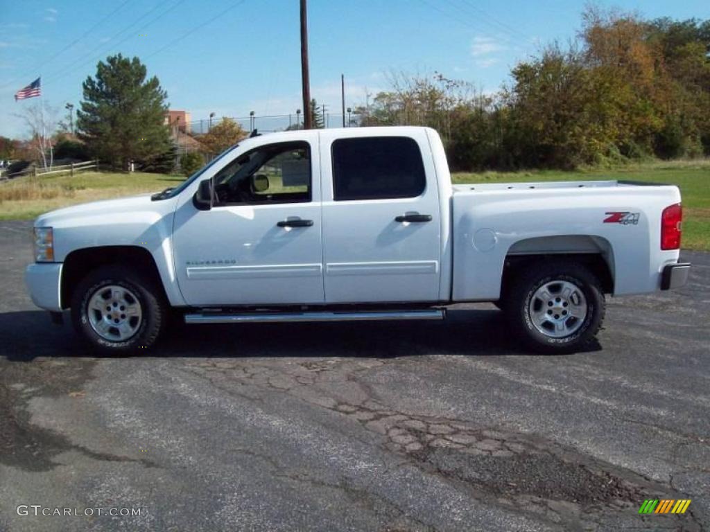 2009 Silverado 1500 LT Z71 Crew Cab 4x4 - Summit White / Ebony photo #6