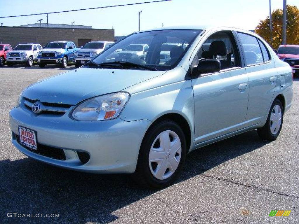 2003 ECHO Sedan - Aqua Ice Opalescent / Shadow Gray photo #7