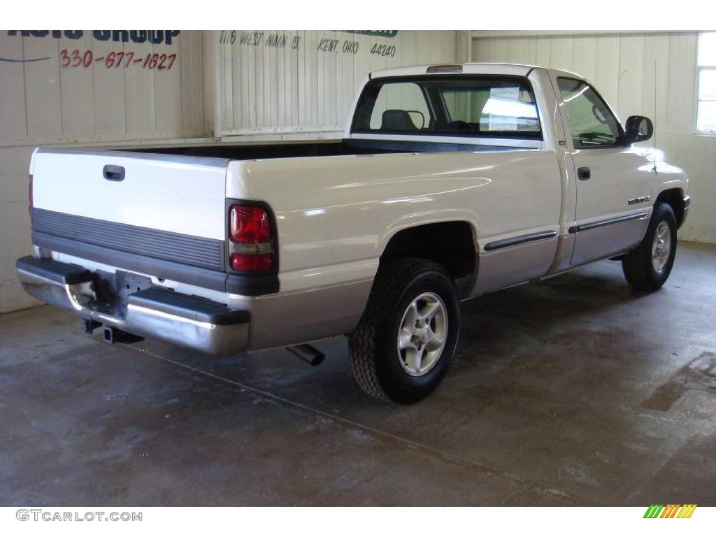 1999 Ram 1500 SLT Regular Cab - Bright White / Mist Gray photo #7