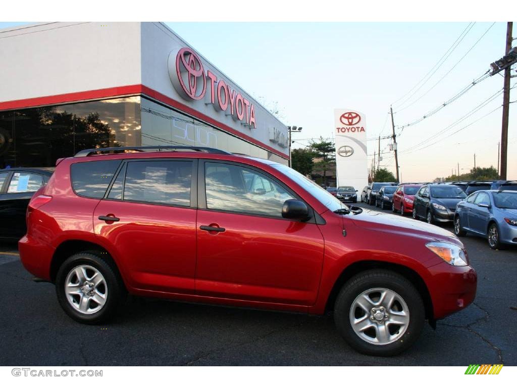 2007 RAV4 4WD - Barcelona Red Pearl / Taupe photo #2