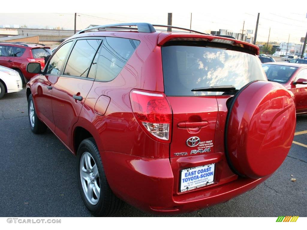 2007 RAV4 4WD - Barcelona Red Pearl / Taupe photo #5