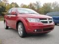 2010 Inferno Red Crystal Pearl Coat Dodge Journey R/T  photo #2