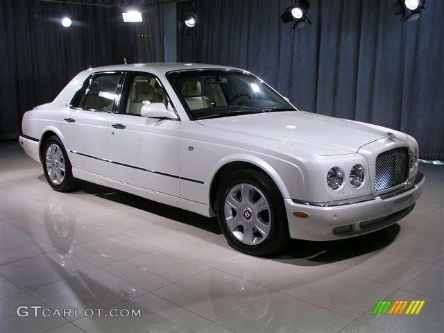 2009 Arnage R - Ghost White Pearlescent / Magnolia/Burnt Oak photo #3