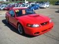 2001 Performance Red Ford Mustang GT Coupe  photo #6