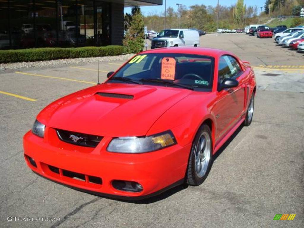 2001 Mustang GT Coupe - Performance Red / Dark Charcoal photo #11