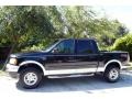 2002 Black Ford F150 Lariat SuperCrew 4x4  photo #3