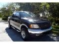 2002 Black Ford F150 Lariat SuperCrew 4x4  photo #15