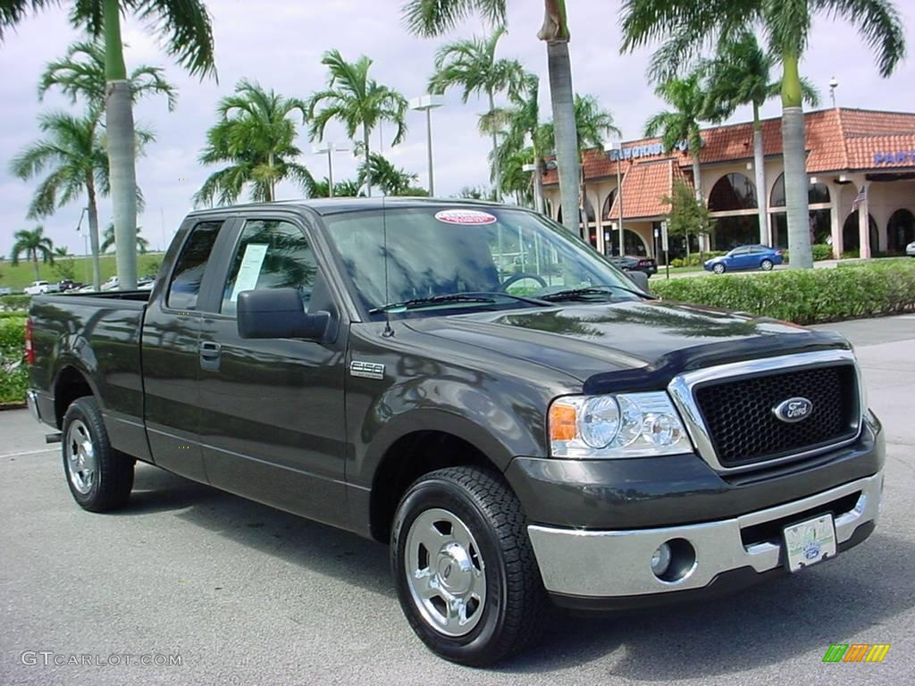 2007 F150 XLT SuperCab - Dark Stone Metallic / Medium Flint photo #1