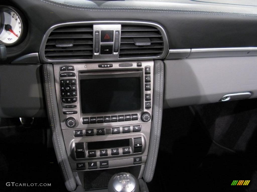 2008 911 Turbo Cabriolet - Meteor Grey Metallic / Stone Grey photo #9