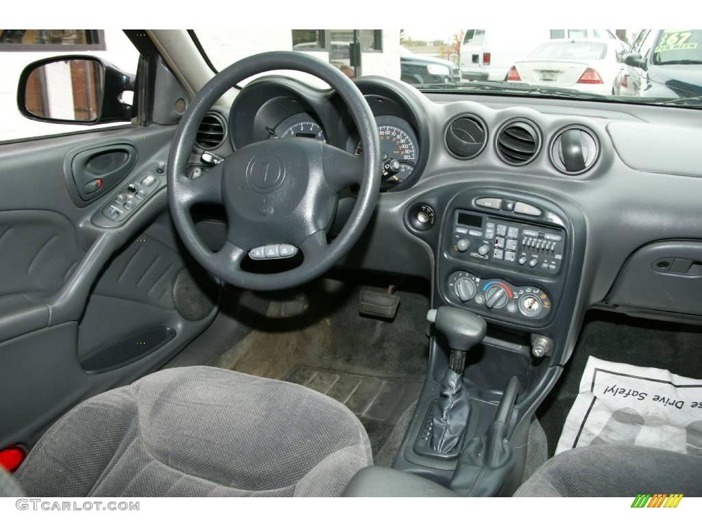 2000 Grand Am SE Sedan - Medium Gulf Blue Metallic / Dark Pewter photo #13