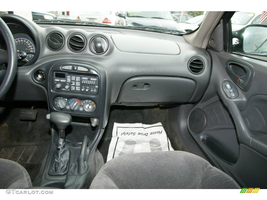 2000 Grand Am SE Sedan - Medium Gulf Blue Metallic / Dark Pewter photo #14